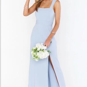 Show Me Your MuMu Light Blue Maxi Dress
